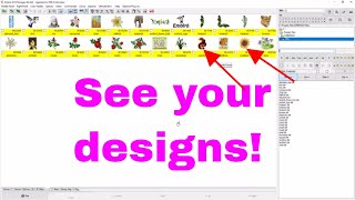 EMBIRD BASIC Beginner How to see your embroidery files with Pictures [upl. by Isobel]