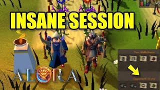 Alora RSPS We are Chucking our Bank Insane Gambling Session Part 1 BIG GA [upl. by Shanks536]