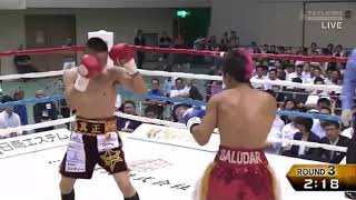 Vic Saludar vs Ryuya Yamanaka WBO Minimumweight Title 71418 [upl. by Theadora]