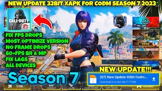 32bit CODM S7 FIX LAGS  60FPS  FIX FPS DROPS  NO SCREEN FREEZE [upl. by Resiak]