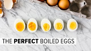 PERFECT BOILED EGGS EVERY TIME  hard boiled eggs  soft boiled eggs [upl. by Eardna]