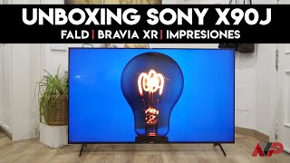 Sony X90J unboxing y primeras impresiones [upl. by Tavie]