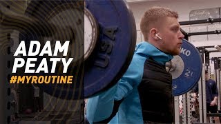 MyRoutine  How Adam Peaty prepares for a race [upl. by Llerihs]