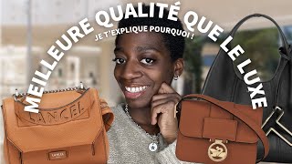 LES SACS PREMIUM QUI SONT DE MEILLEURE QUALITÉ QUE LES SACS DE LUXE Polène Longchamp DeMellier [upl. by Oratnek447]