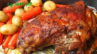 Como hacer Pernil al horno Riquísimo [upl. by Nordek]