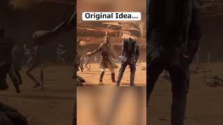 Jango Fetts ORIGINAL Death Scene Is This BETTER starwars jangofett macewindu shorts [upl. by Yesor]