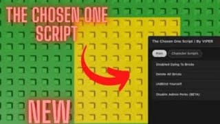 the chosen one script [upl. by Aramac]