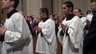 Entrance Procession  Pontifical High Mass at the National Shrine [upl. by Emmalee]