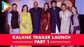 KALANK Trailer Launch Part 1  Varun Dhawan  Alia Bhatt  Sonakshi Sinha  Madhuri Dixit  Sanjay [upl. by Neraj]