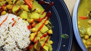 Coconut Curry Chickpeas Recipe  30 Minute Vegan Dinner  Marys Test Kitchen [upl. by Ecirtaemed]