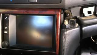 BMW 7 series E38 19942001  How to remove the navigation display unit  Ako vymontovat navigáciu [upl. by Ahsikram758]