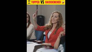 टॉपर Vs बैक बेंचर  Topper Vs Backbencher  shorts factside [upl. by Alekram]