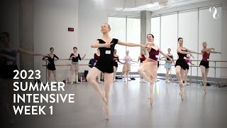 Summer Intensive 2023  Week 1  Cincinnati Ballet [upl. by Caputto]