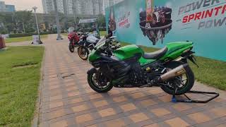 Kawasaki ZX14R The Hayabusa Killer  Rarest SuperBike🔥  superbike meetup [upl. by Lehcsreh23]