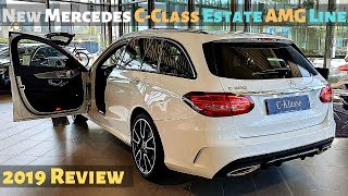 New Mercedes CClass Estate AMG Line 2019 Review l Amazing Interior [upl. by Collis]