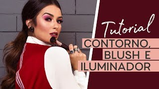 MARIANA SAAD TUTORIAL CONTORNO [upl. by Alliuqaj]