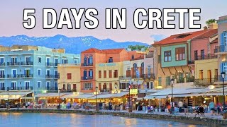 Crete Greece ULTIMATE 5 Day Travel Guide 🇬🇷 [upl. by Ahsirak]