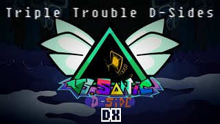 Triple Trouble DSide Feat HYP3RHyper   DX  VSSonic DSide OST [upl. by Inahteb]