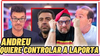 quotANDREU CAGANERquot ESTA MOLT ENFADAT CON LAS MANERAS DE LAPORTA🤣🤣 [upl. by Lavro]