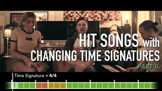 12 hit songs with irregular  changing time signatures PART 2 [upl. by Wrennie]