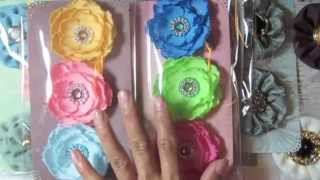 DIYEasy to make Vintage flowers tutorial by SaCrafters [upl. by Todhunter]