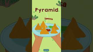 Learn 3D shapes  3d shapes for kids  Shapes you can eat shorts kutuki shapes 3dshapes rhyme [upl. by Aloiv]