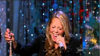 Mariah Carey  Oh Holy Night Live ABC Christmas Special 2010 [upl. by Ynaffi277]