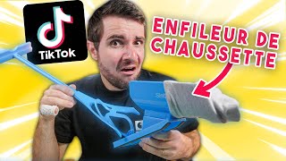 Les PIRES objets TIKTOK genre un enfileur de chaussettes [upl. by Nyliahs778]