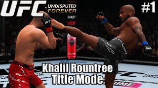 Khalil Rountree Puts on a muay thai masterclass en route to UFC GOLD [upl. by Suirrad]