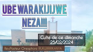 Ube warakijijwe nezaUmwungere wa mbere wIshengero Rév Past Onesphore RUKWIRIRIKANYA [upl. by Odilo750]