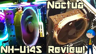 Noctua NHU14S CPU Cooler Review with NHU9S to Compare [upl. by Haimehen]