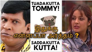 Tuada kutta tommy sada kutta kutta Tamil meaning  Bigg Boss  Moon Light Views [upl. by Solis]