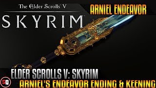 Elder Scrolls V Skyrim  Arniels Endeavor Ending  Keening [upl. by Atteuqahs]