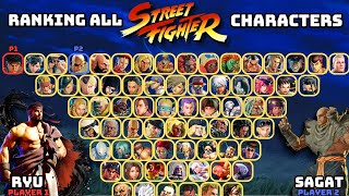 All 88 Street Fighter Characters Ranked  From 88 to 1 [upl. by Lerak975]