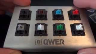 A Guide to Mechanical Keyboard Switches  QWER8 V2 Testing Kit  By TotallydubbedHD [upl. by Wilona]