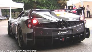 Pagani Huayra BC Exhaust Note  Huge Revs amp Accelerations [upl. by Eleets]