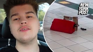 Video of DoorDash driver shooting prank YouTuber in the mall [upl. by Aleydis]