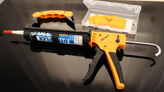 TOLESA Hand Caulking Gun with No Dripping Control [upl. by Esiouqrut]