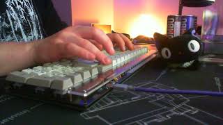 Barleycorn Keyboard Gateron Green Switches Typing [upl. by Dietz]