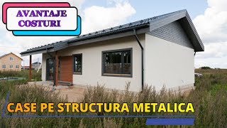 Ieftin Casa pe STRUCTURA METALICA Avantaje costuri  BONUS un PROIECT [upl. by Marten]