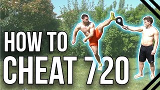 How to Cheat 720 Kick  Martial Arts amp Tricking Tutorial [upl. by Ylreveb]