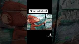 Streetart Murale shortvideo fyp street streetart art artist youtubeshorts [upl. by Schreib813]