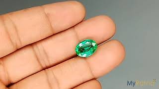 Original Natural Zambian Emerald Gemstone  498 Carat  EMD10125  MyRatna [upl. by Aimil]