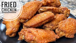 Fried Chicken Wings Recipe  Tasty Garlicky and Crispy Chinese Fried Chicken Recipe [upl. by Newnorb]