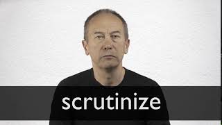 How to pronounce SCRUTINIZE in British English [upl. by Lexie421]