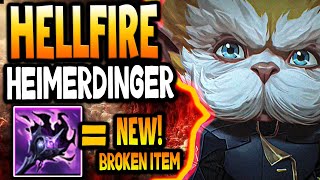 BLACKFIRE TORCH MAKES HEIMERDINGER A GOD TIER CHAMPION NOW TURRETS HAVE 3 BURNS [upl. by Natsirt]