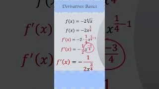 Derivatives with rational exponents derivatives emsat emsatmath إمسات امساتماث [upl. by Akemrej]