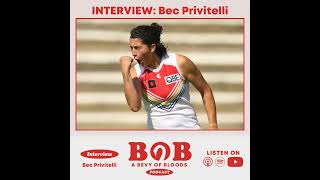 AFLW S24 Interview with Bec Privitelli [upl. by Cassie]