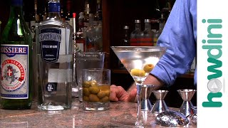 How to make a dirty martini  Dirty martini drink recipe [upl. by Hgierb]