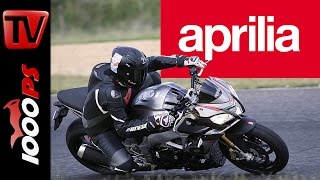 2015  Aprilia Tuono V4 1100 RR Test am Pannoniaring [upl. by Ahselet]